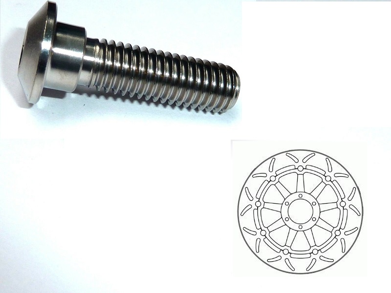 KAWASAKI Z1000 FRONT DISK BRAKE ROTOR 10 PACK TITANIUM GR5  KAWASAKI Z1000 FRONT DISK BRAKE ROTOR 10 PACK TITANIUM GR5